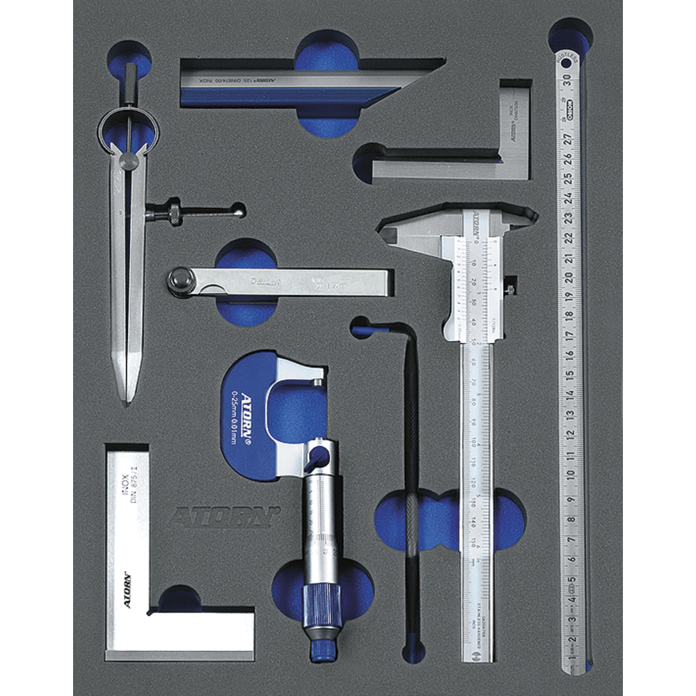 Modul-Hartschaum-Einlage Messmittel-Satz